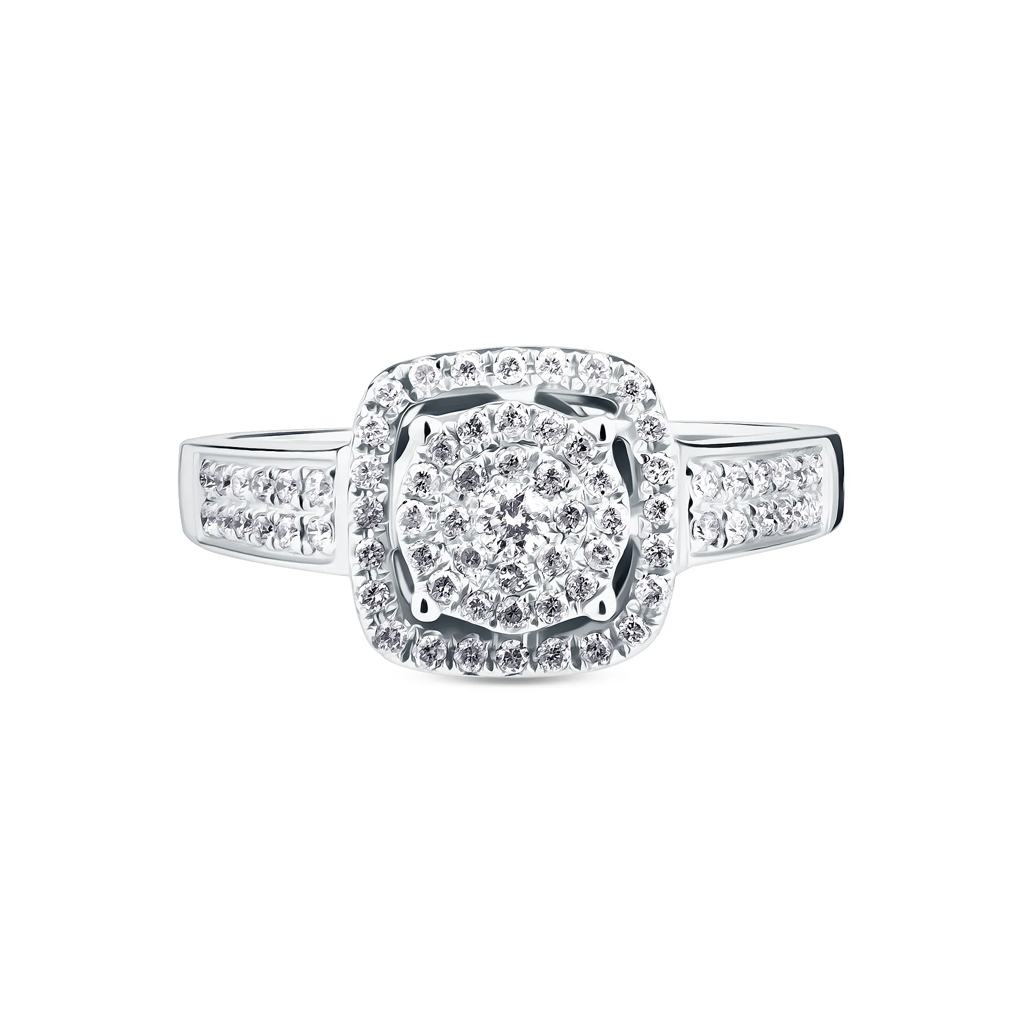 Женское кольцо из золота с бриллиантом