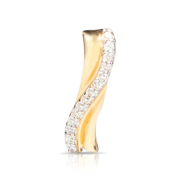 Женская подвеска из золота с бриллиантом