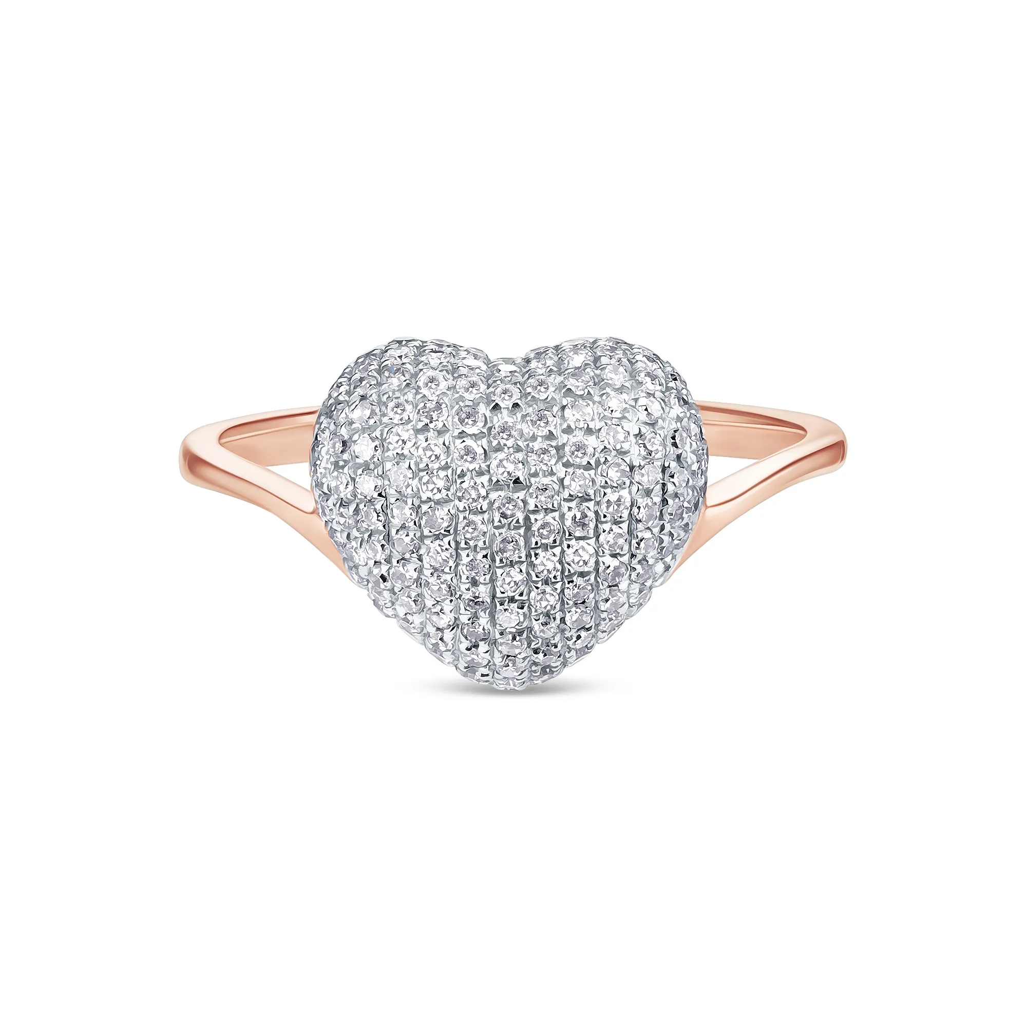 Женское кольцо из золота с бриллиантом