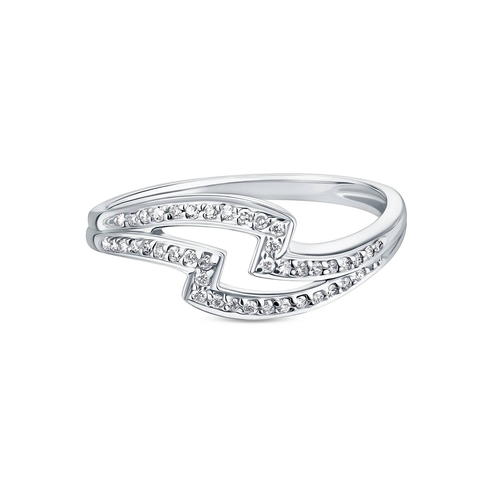 Женское кольцо из золота с бриллиантом