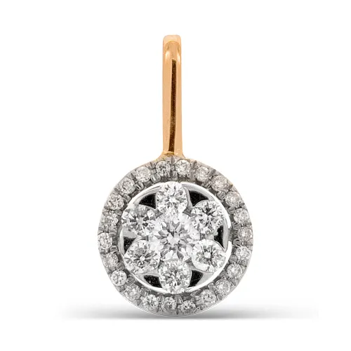 Женская подвеска из золота с бриллиантом