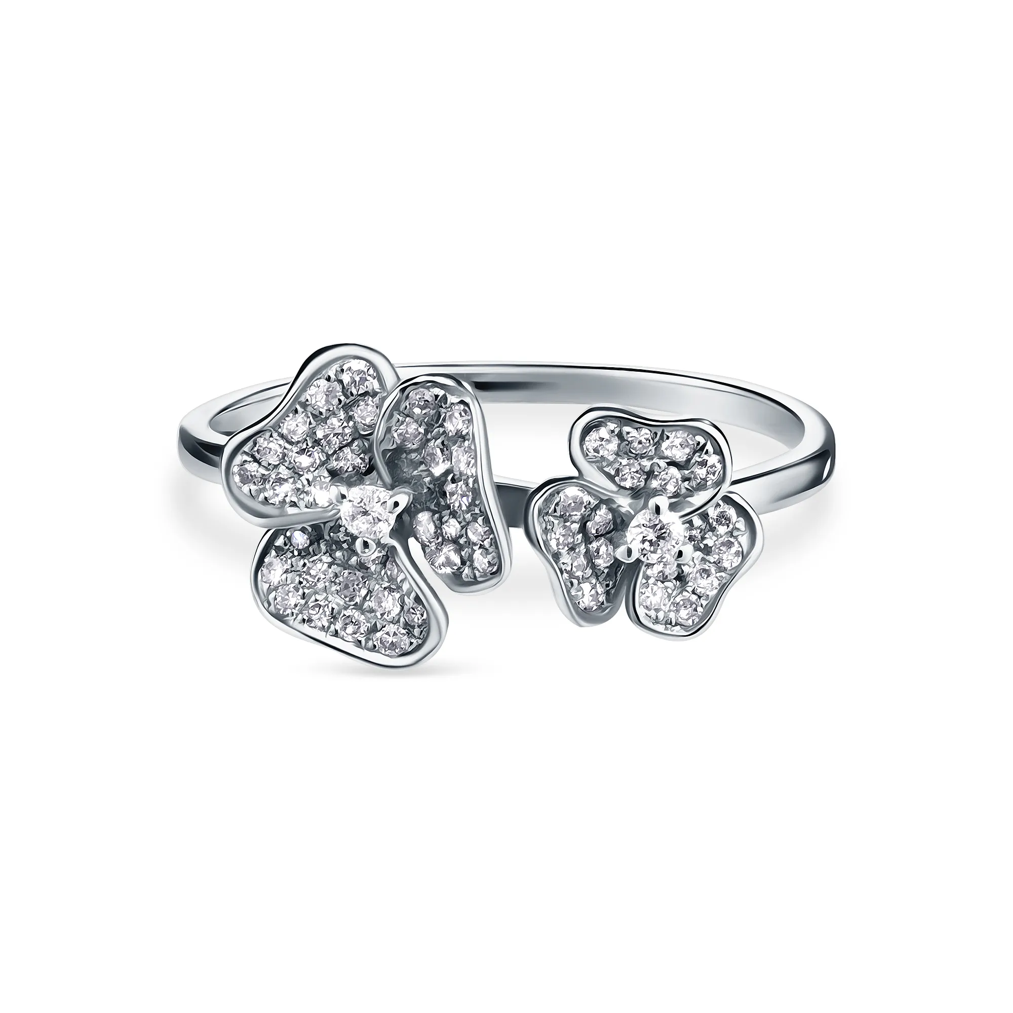 Женское кольцо из золота с бриллиантом