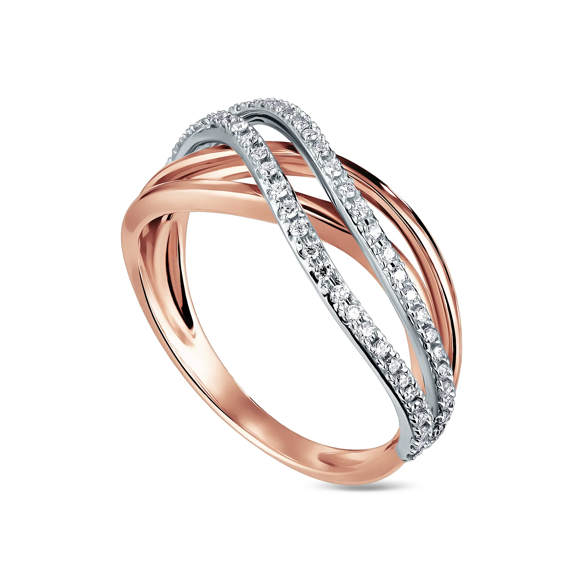 Женское кольцо из золота с бриллиантом