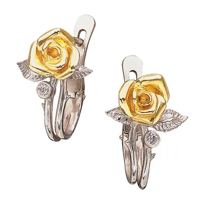 Женские серьги из золота