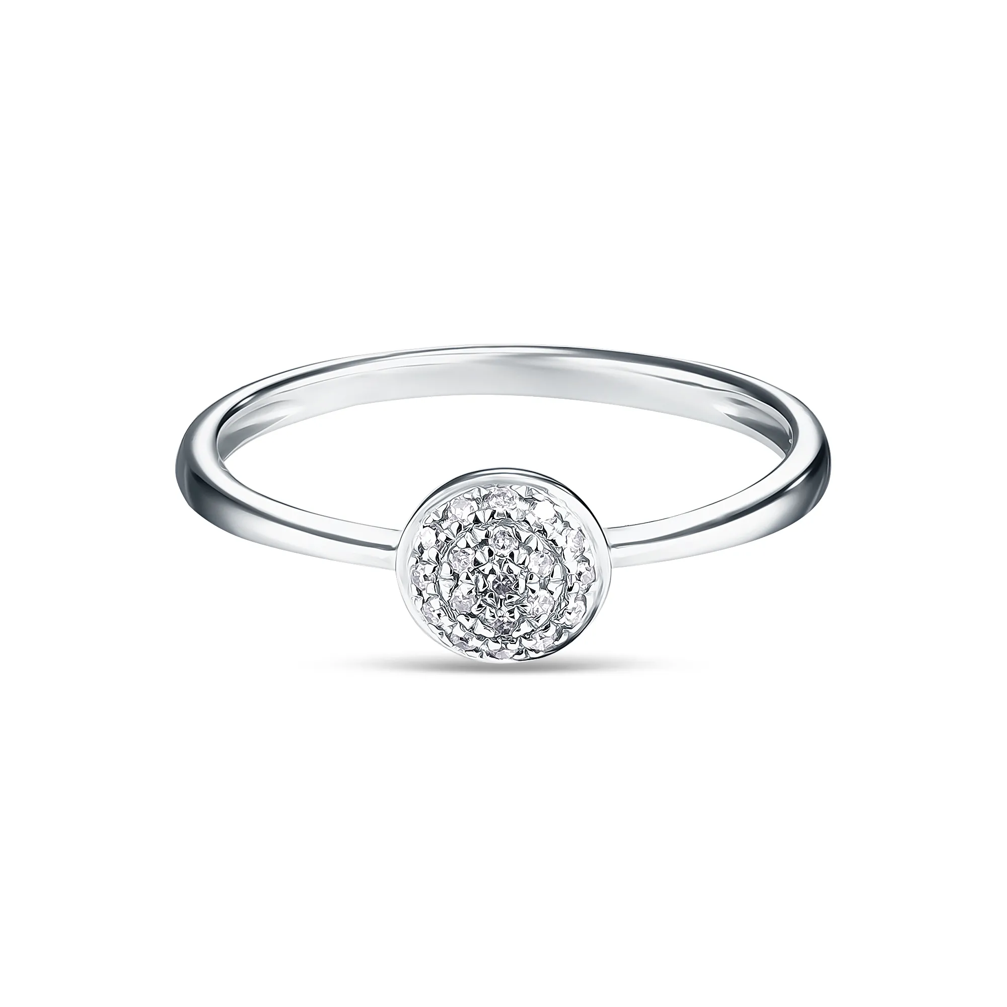 Женское кольцо из золота с бриллиантом