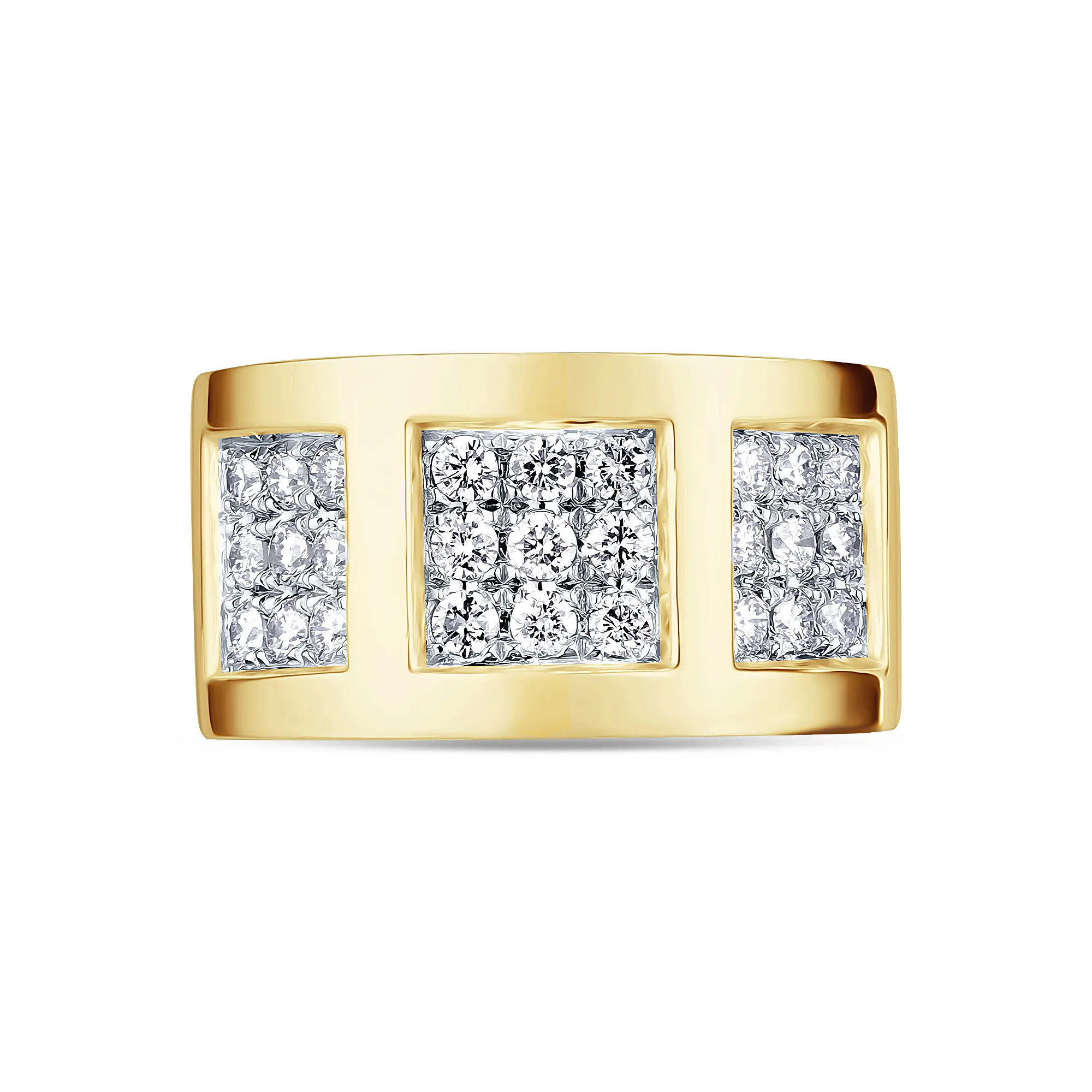 Женское кольцо из золота с бриллиантом