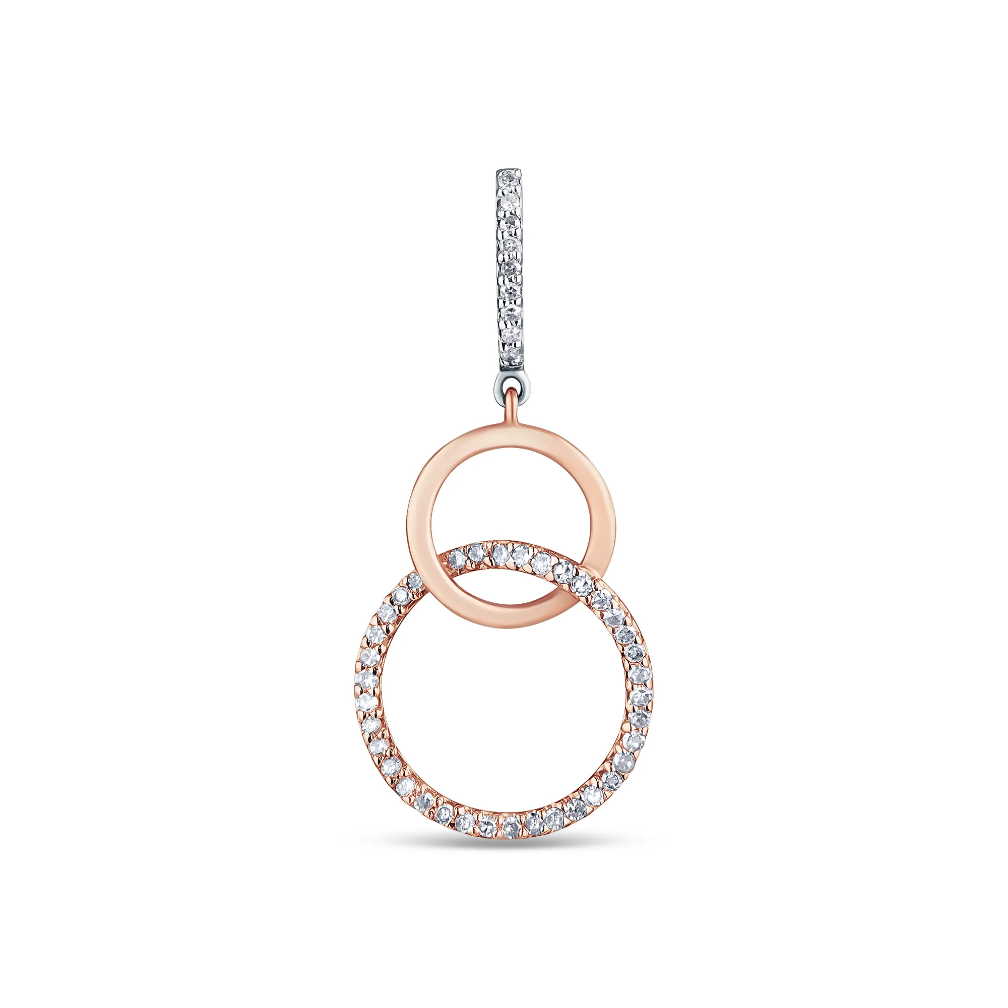 Женская подвеска из золота с бриллиантом