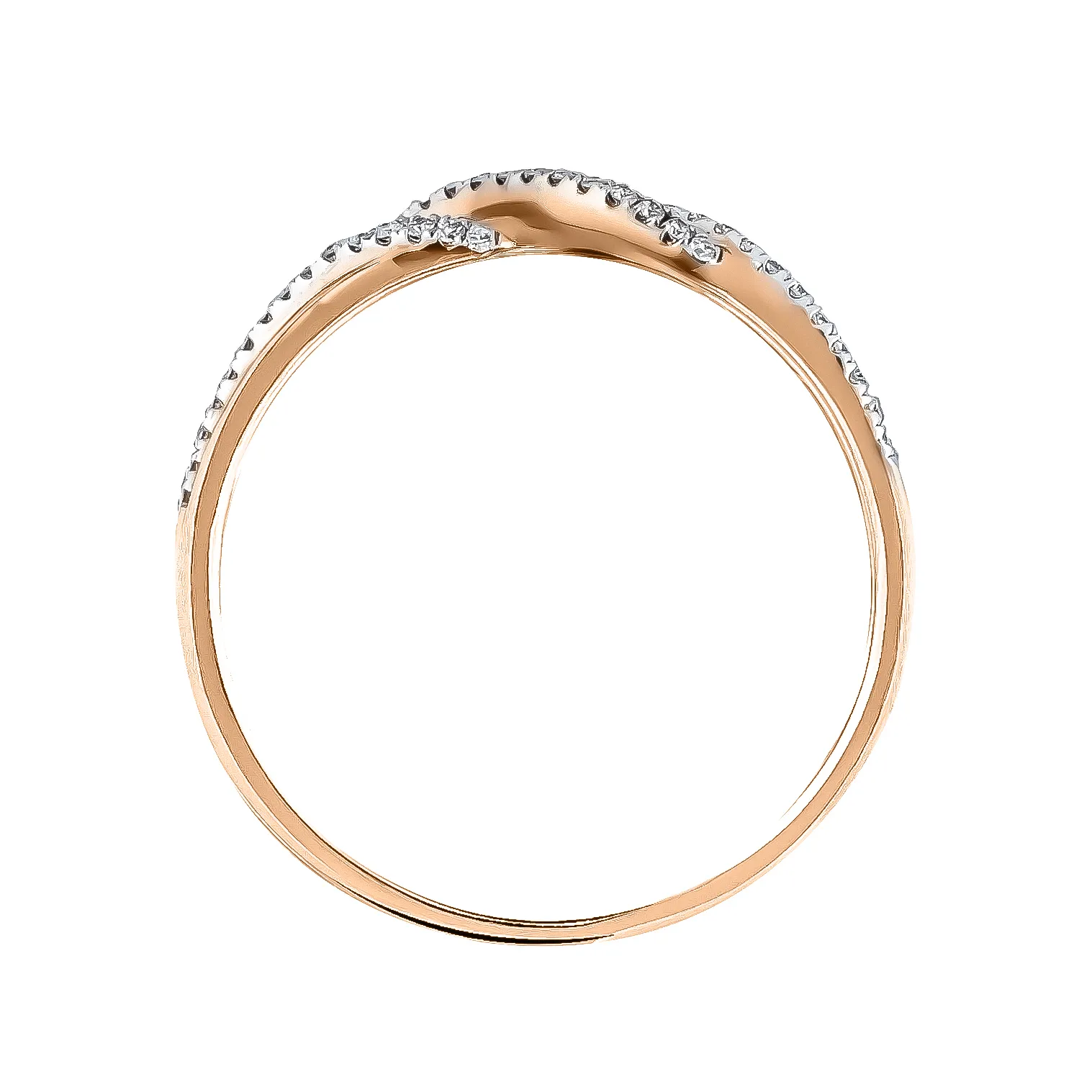 Женское кольцо из золота с бриллиантом