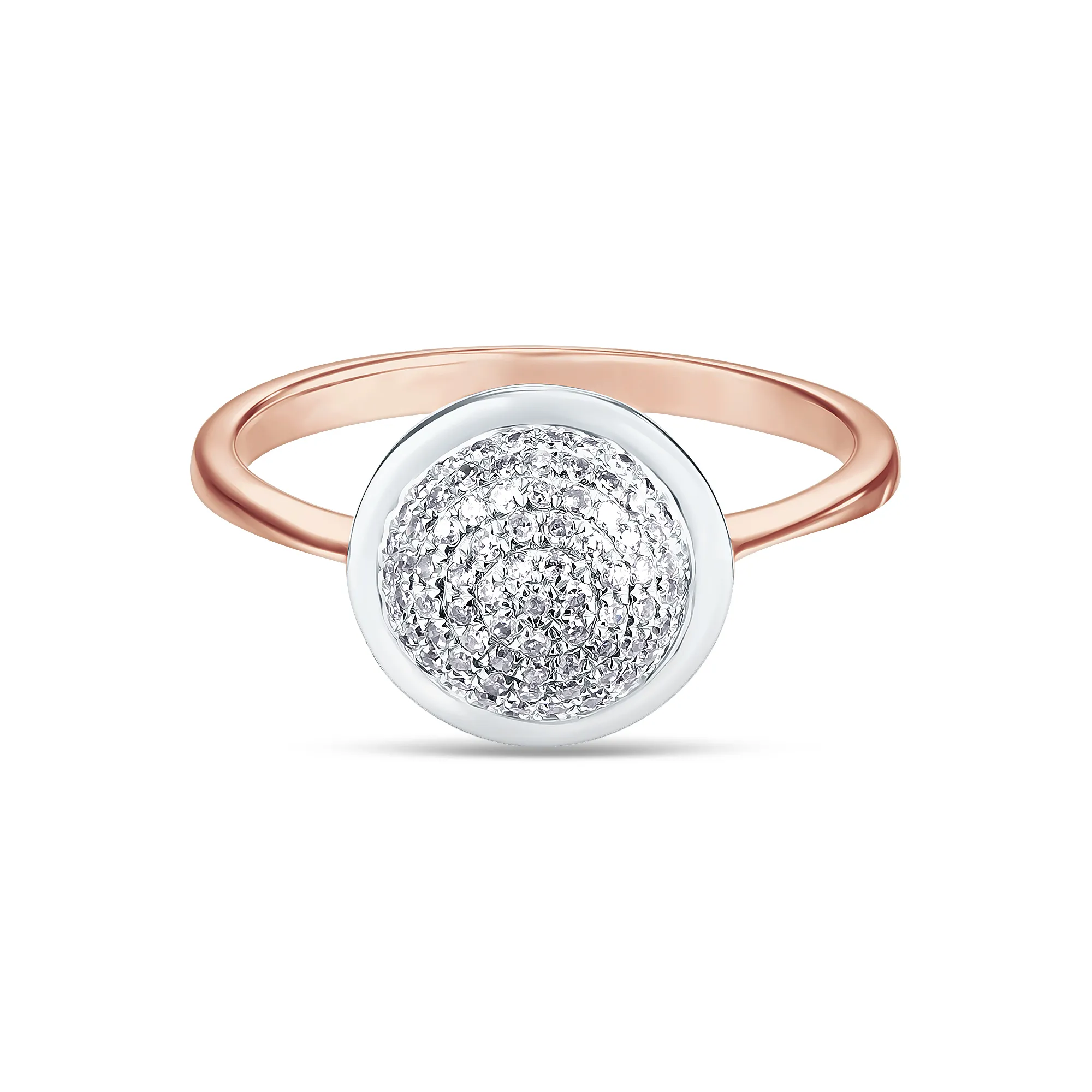 Женское кольцо из золота с бриллиантом