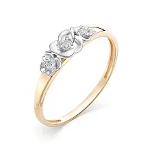 Женское кольцо из золота с бриллиантом по цене от 20 230 ₽