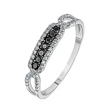 Женское кольцо из золота с бриллиантом по цене от 39 375 ₽
