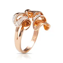 Женское кольцо из золота с бриллиантом по цене от 82 215 ₽