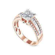 Женское кольцо из золота с бриллиантом по цене от 212 688 ₽