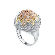 Женское кольцо из золота с бриллиантом по цене от 877 500 ₽