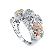 Женское кольцо из золота с бриллиантом по цене от 684 000 ₽