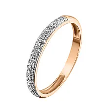 Женское кольцо из золота с бриллиантом по цене от 31 185 ₽
