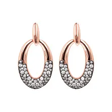 Женские серьги из бронзы Bronzallure Aurora цирконием