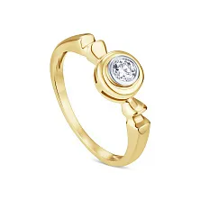 Женское кольцо из золота с бриллиантом по цене от 138 096 ₽