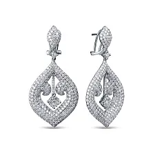 Женские серьги из золота с бриллиантом