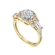 Женское кольцо из золота с бриллиантом по цене от 271 600 ₽