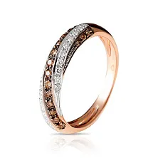 Женское кольцо из золота с бриллиантом по цене от 51 660 ₽