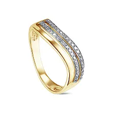 Женское кольцо из золота с бриллиантом по цене от 59 976 ₽