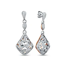 Серьги из золота с бриллиантом