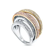 Женское кольцо из золота с бриллиантом по цене от 748 500 ₽