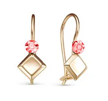 Детские серьги из золота