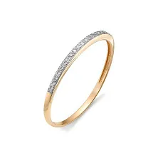 Женское кольцо из золота с бриллиантом по цене от 10 710 ₽