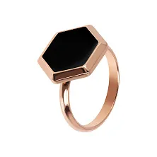 Женское кольцо из бронзы Bronzallure Alba ониксом по цене от 10 300 ₽