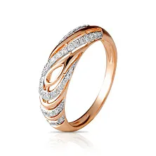 Женское кольцо из золота с бриллиантом по цене от 77 175 ₽