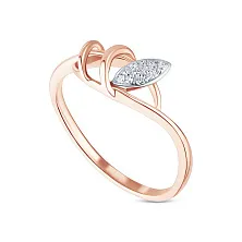 Женское кольцо из золота с бриллиантом по цене от 268 640 ₽