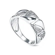 Женское кольцо из золота с бриллиантом по цене от 91 728 ₽