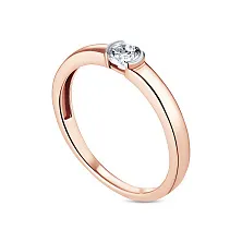 Женское кольцо из золота с бриллиантом по цене от 47 470 ₽