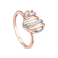 Женское кольцо из золота с бриллиантом по цене от 43 785 ₽