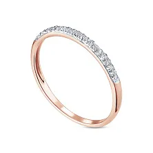 Женское кольцо из золота с бриллиантом по цене от 45 360 ₽