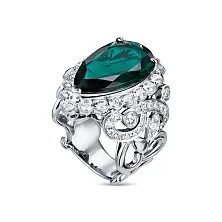 Кольцо из золота с бриллиантом и изумрудом по цене от 3 300 000 ₽