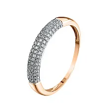 Женское кольцо из золота с бриллиантом по цене от 34 560 ₽