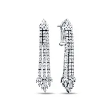 Женские серьги из золота с бриллиантом