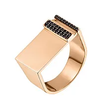 Женское кольцо из золота с фианитами по цене от 83 160 ₽