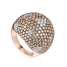 Женское кольцо из золота с бриллиантом по цене от 1 008 000 ₽