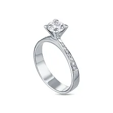Женское кольцо из золота бриллиантом по цене от 567 000 ₽