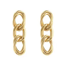 Женские серьги из  бронзы Bronzallure Golden