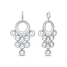 Серьги из золота с бриллиантом