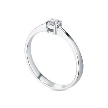 Женское кольцо из золота с бриллиантом по цене от 58 041 ₽