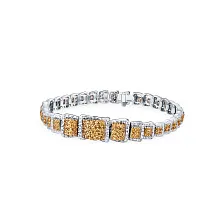 Браслет из золота с бриллиантом и сапфиром по цене от 2 343 600 ₽