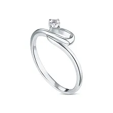 Женское кольцо из золота с бриллиантом по цене от 68 544 ₽