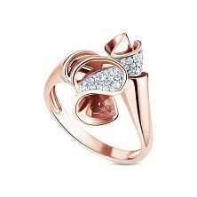Женское кольцо из золота с бриллиантом по цене от 143 136 ₽