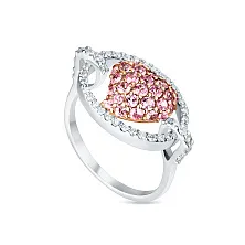 Женское кольцо из золота с бриллиантом и сапфиром по цене от 167 310 ₽